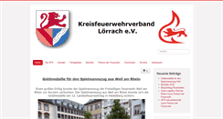 Desktop Screenshot of kfv-loerrach.de